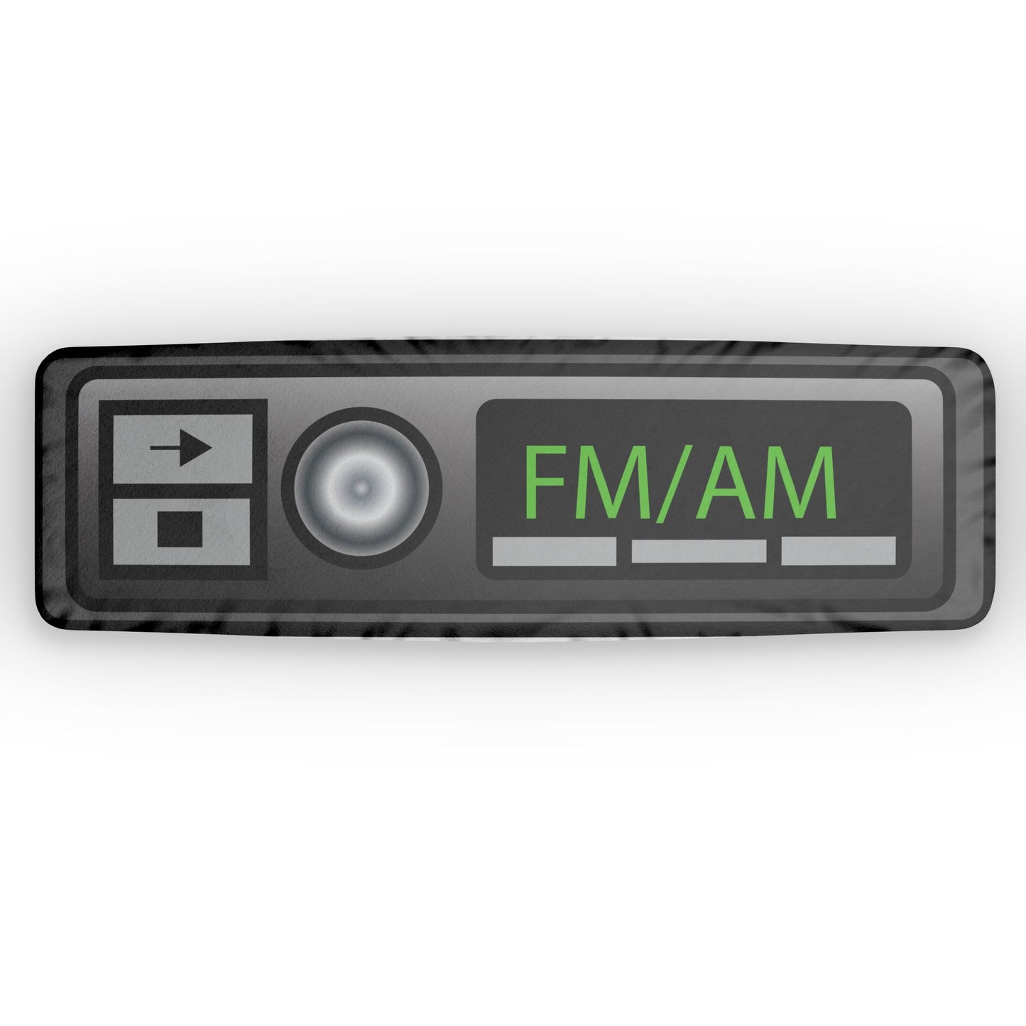 Retro AM/FM Radio Custom Shaped Pillow