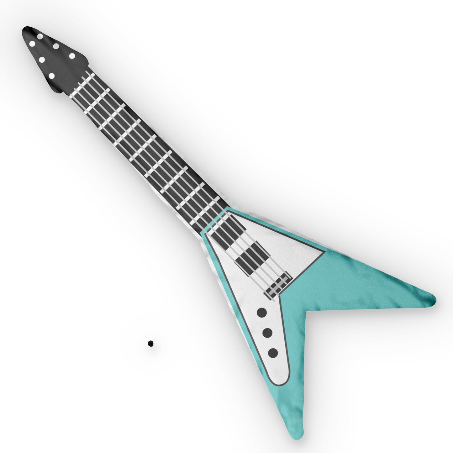 80s Guitar Custom Shaped Pillow