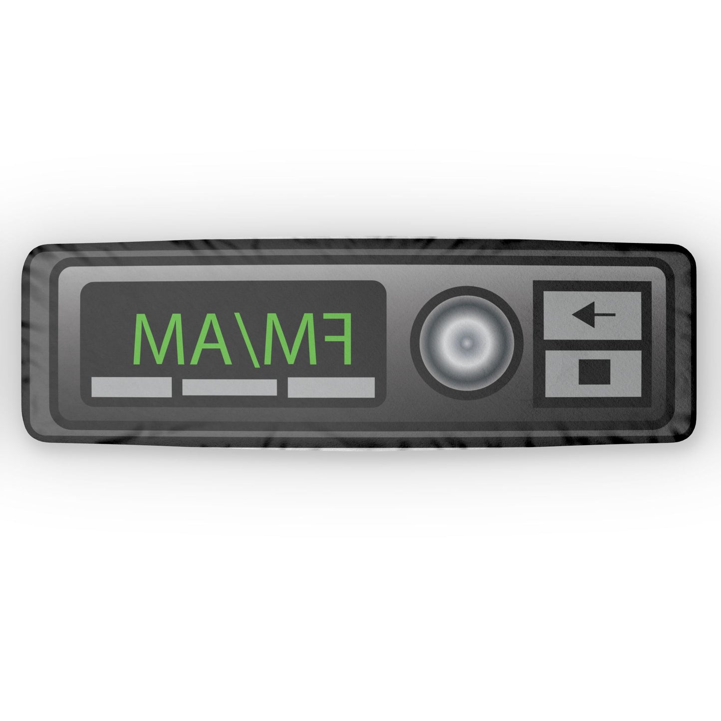 Retro AM/FM Radio Custom Shaped Pillow