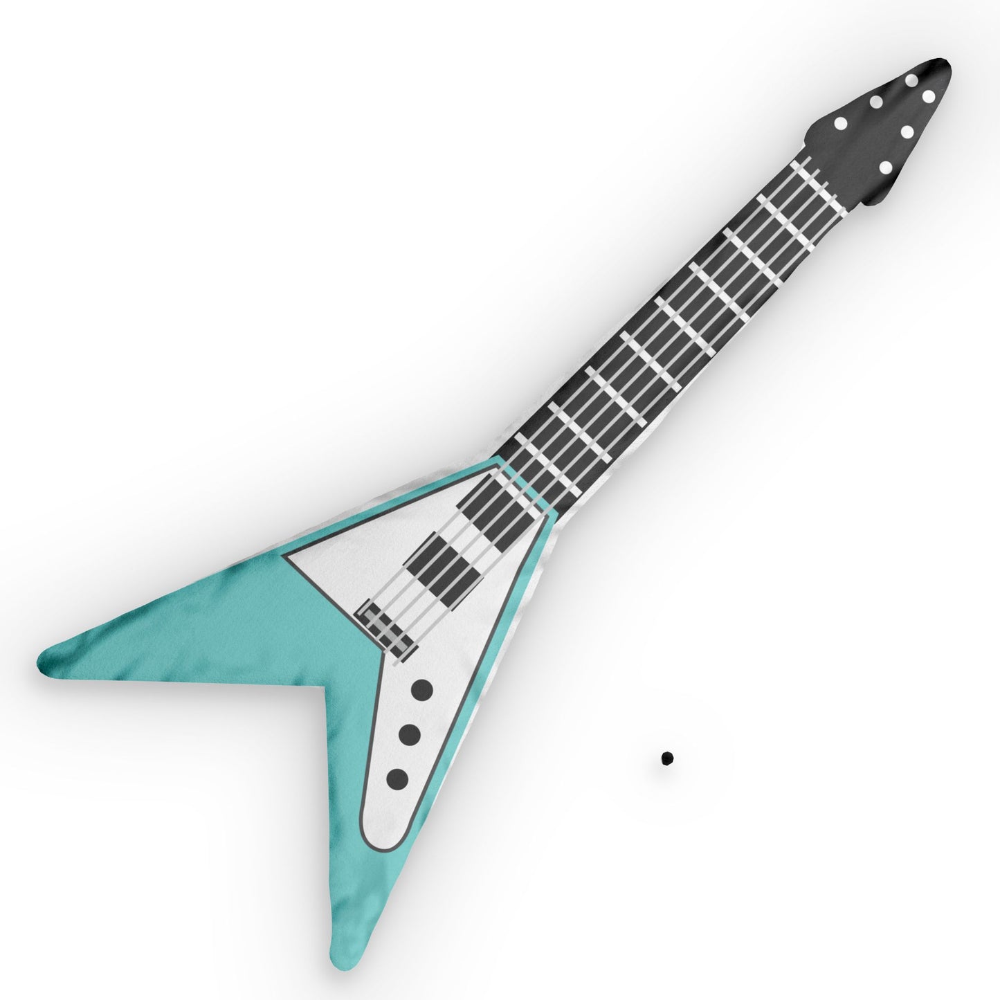 80s Guitar Custom Shaped Pillow