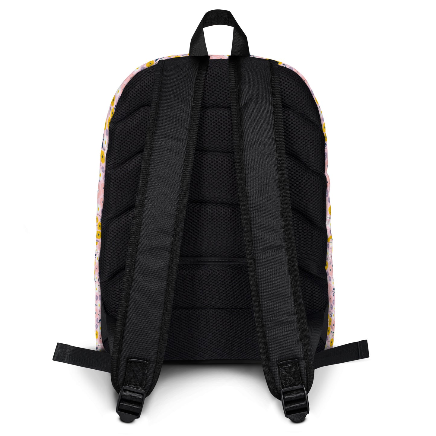 90s Pink & Yellow Floral Backpack