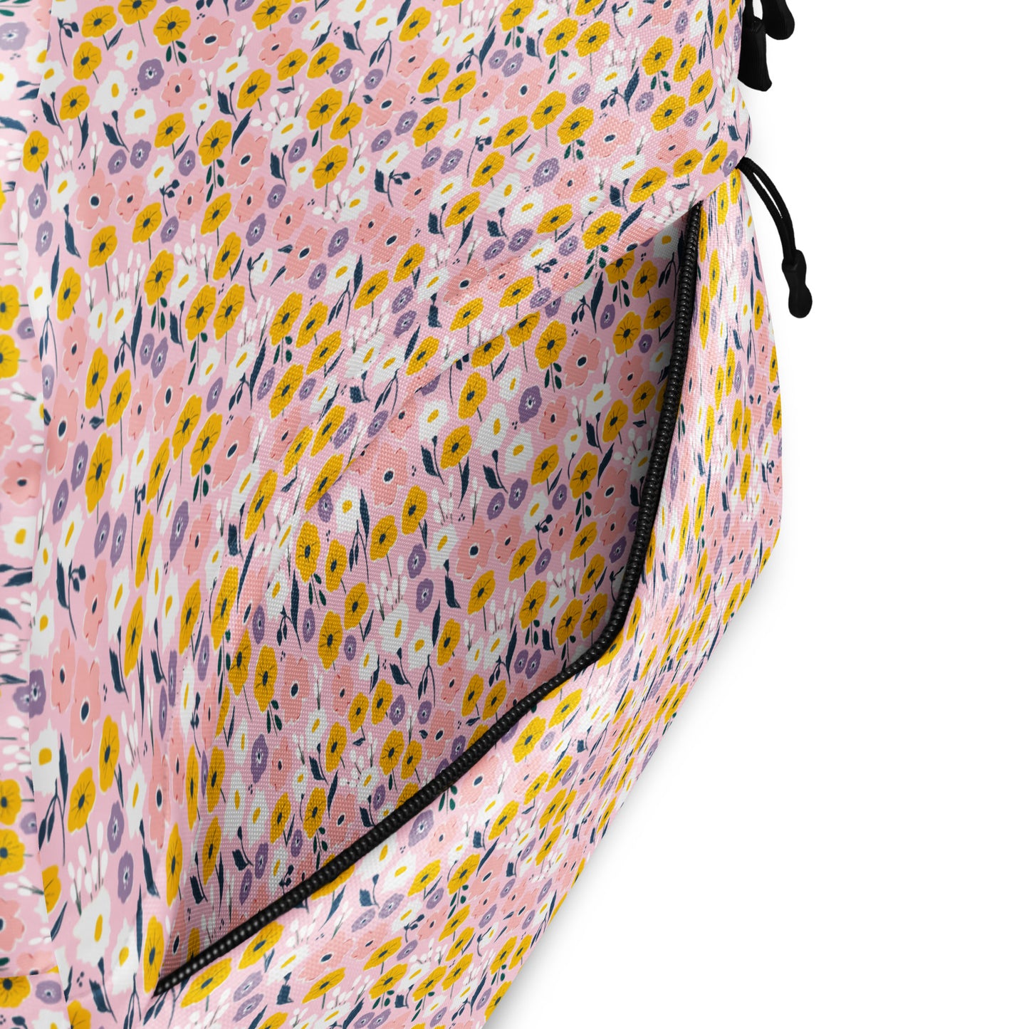 90s Pink & Yellow Floral Backpack