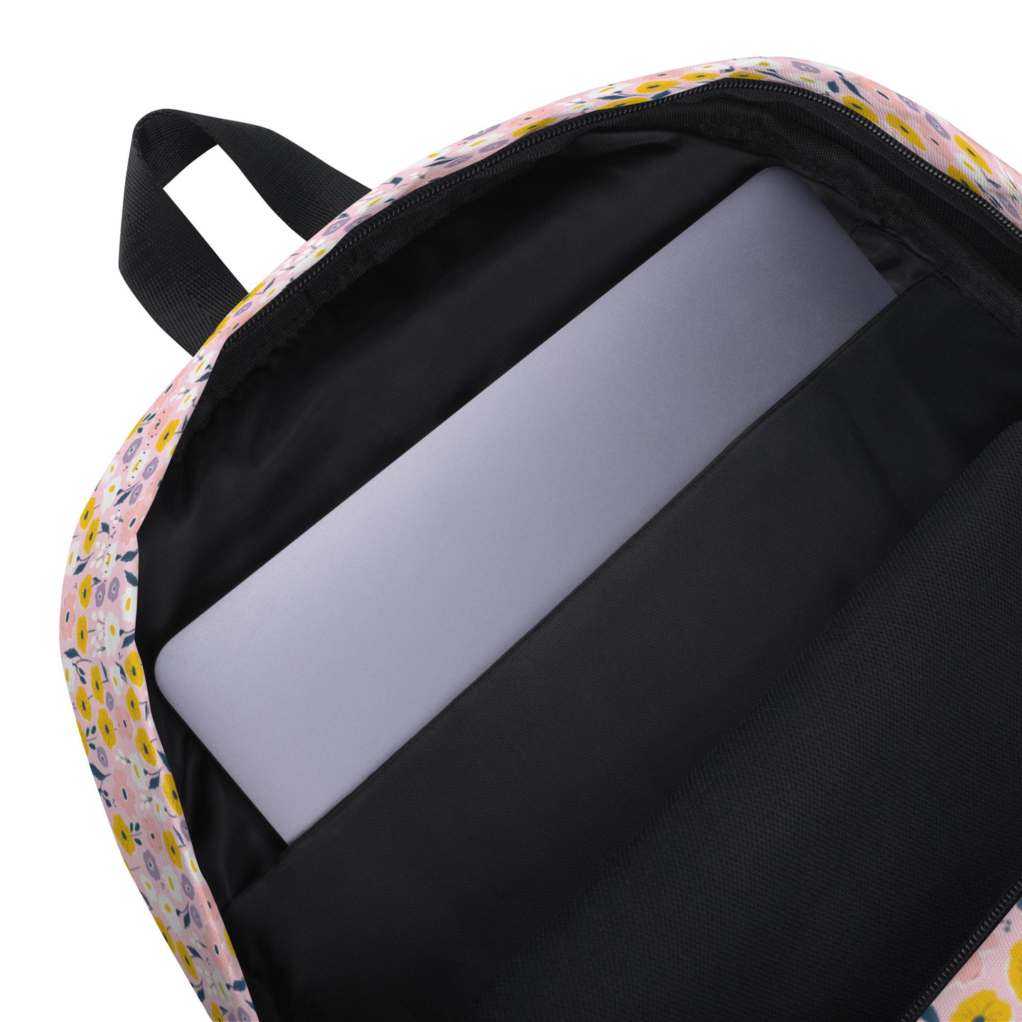 90s Pink & Yellow Floral Backpack
