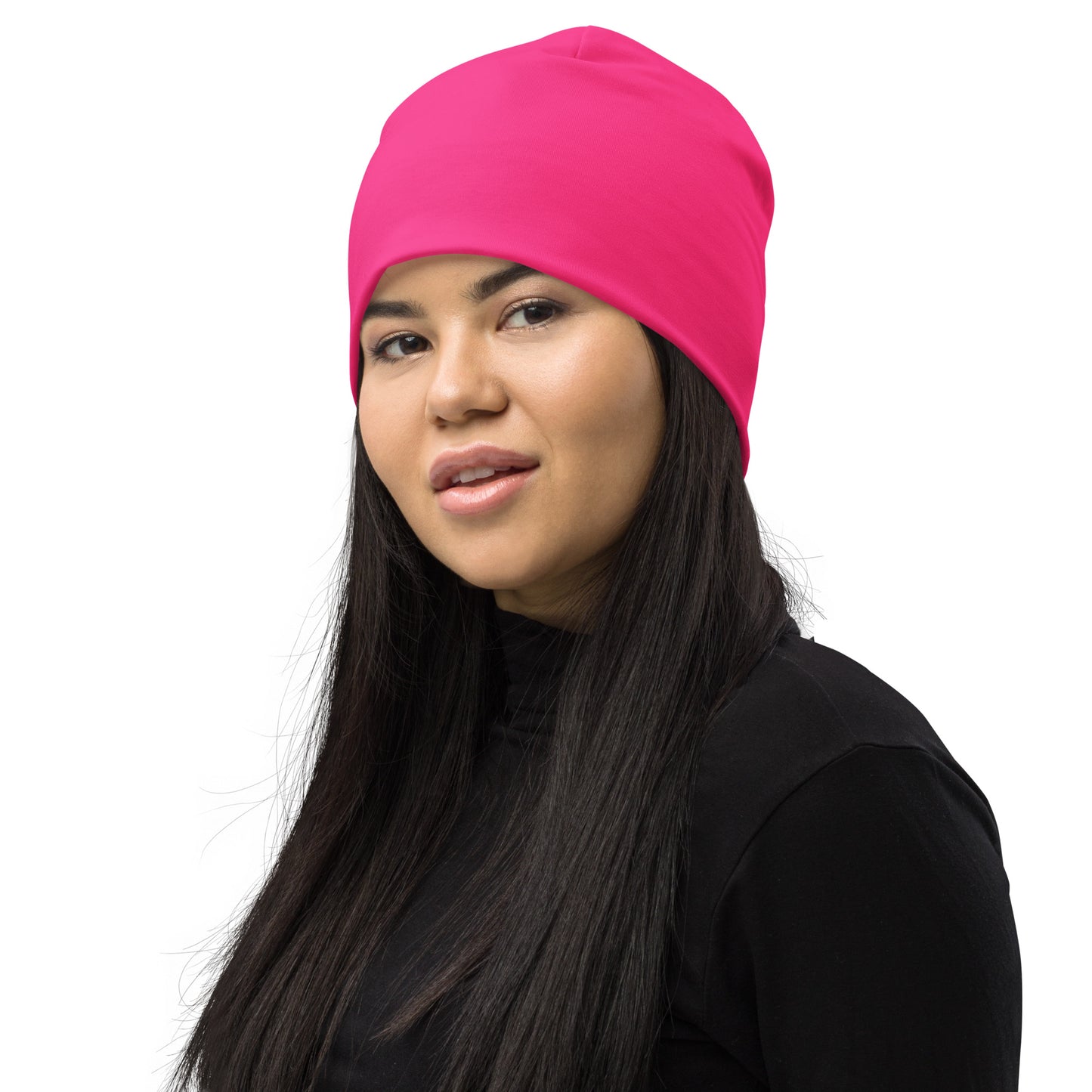 Neon Pink Beanie Toque