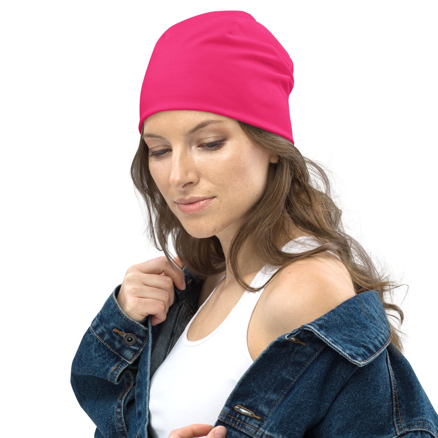 Neon Pink Beanie Toque