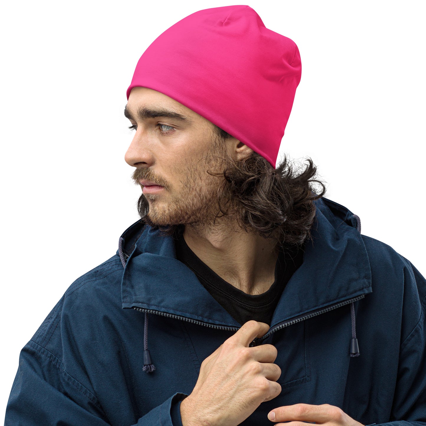 Neon Pink Beanie Toque
