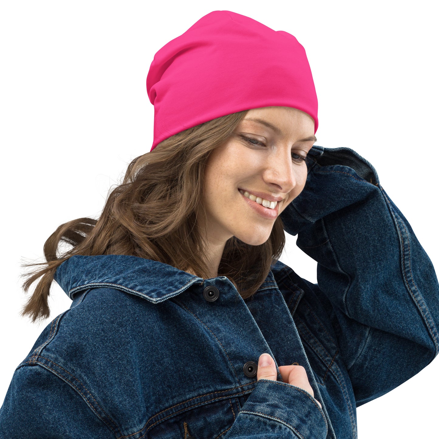 Neon Pink Beanie Toque