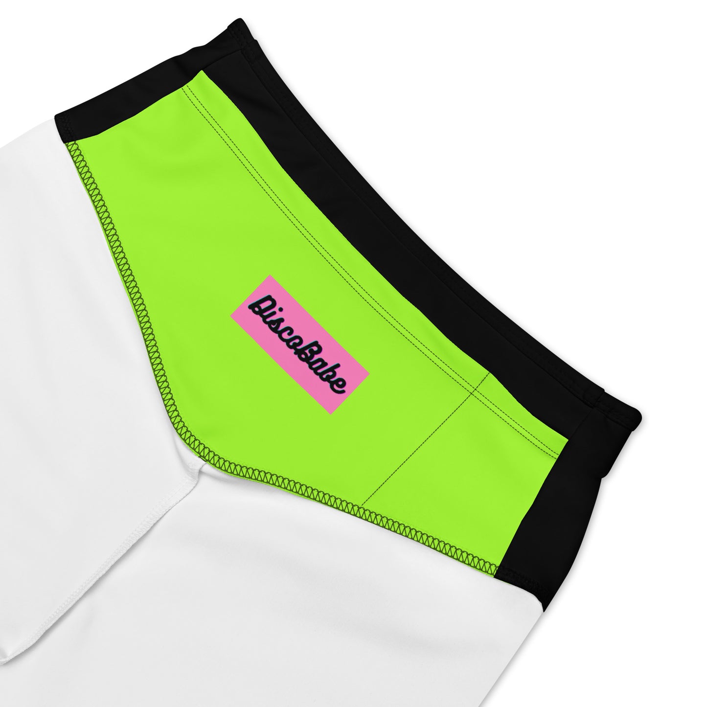 Neon Purple + Black Biker Shorts