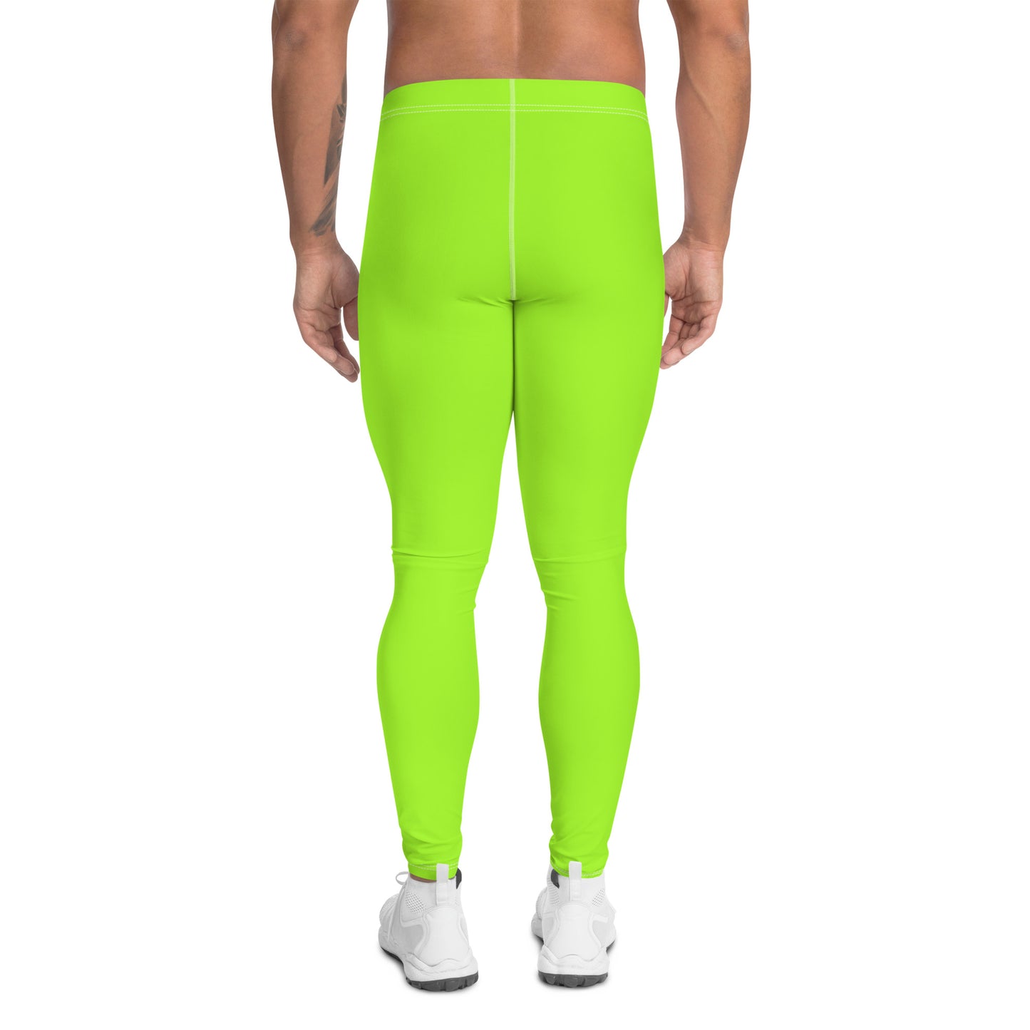 Neon Green Mens Leggings