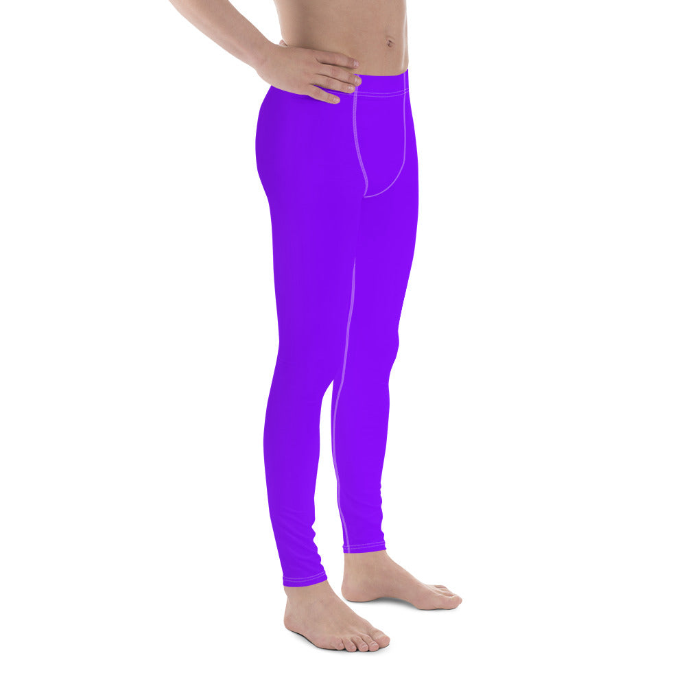 Neon Purple Men's Leggings