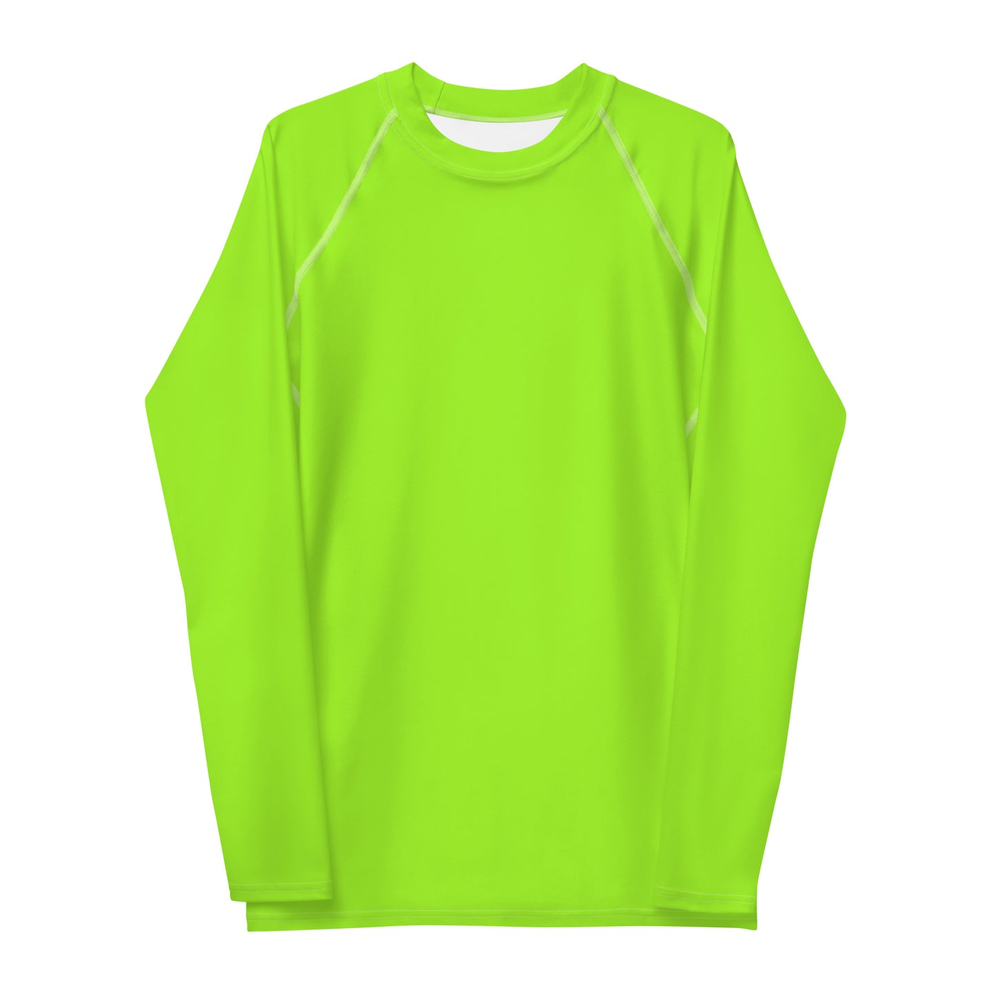 Neon Green Mens Rash Guard