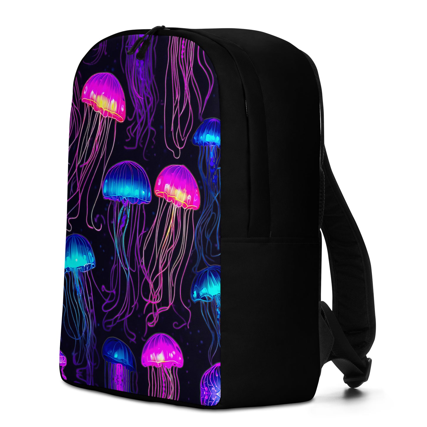 Neon Jellyfish Minimalist Backpack