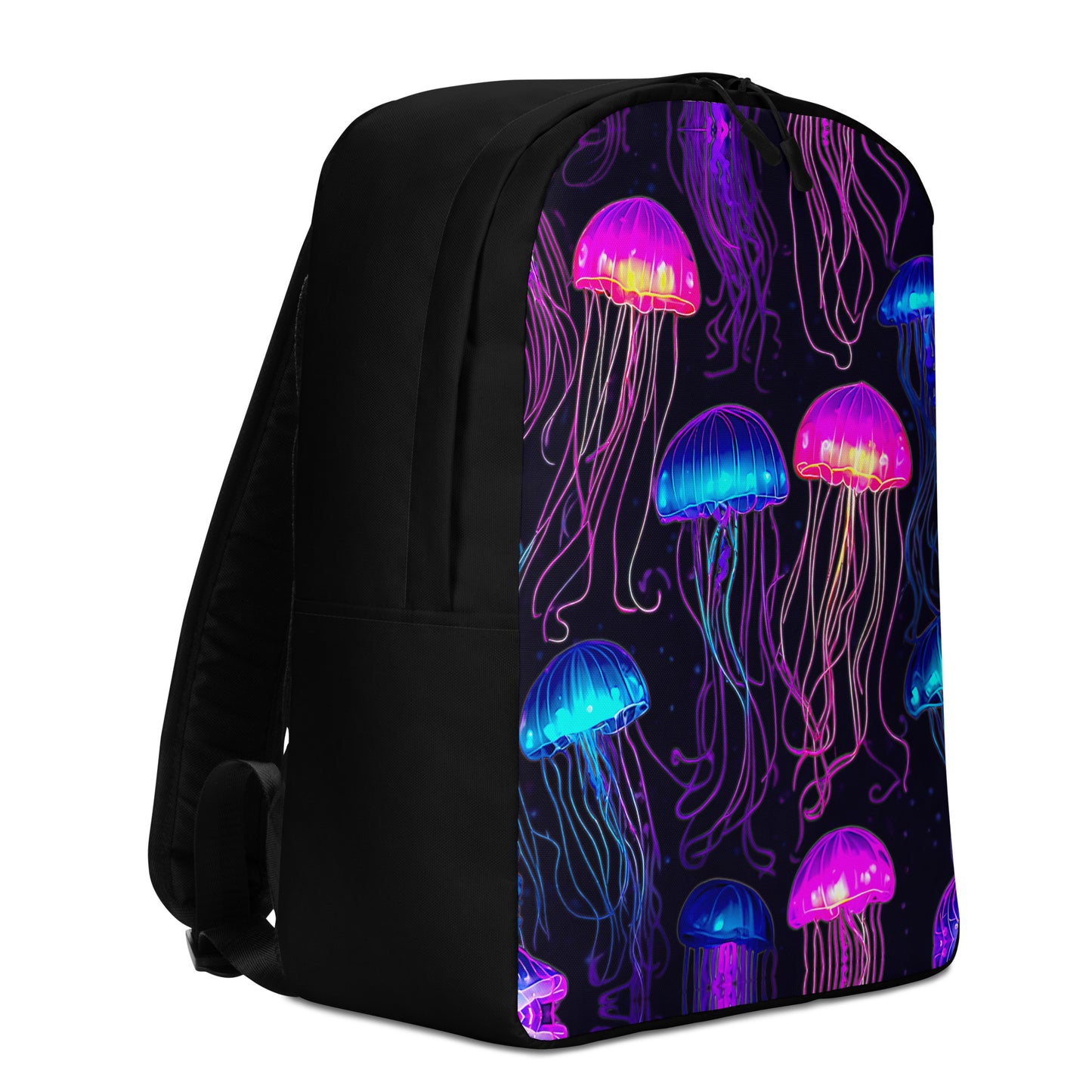 Neon Jellyfish Minimalist Backpack