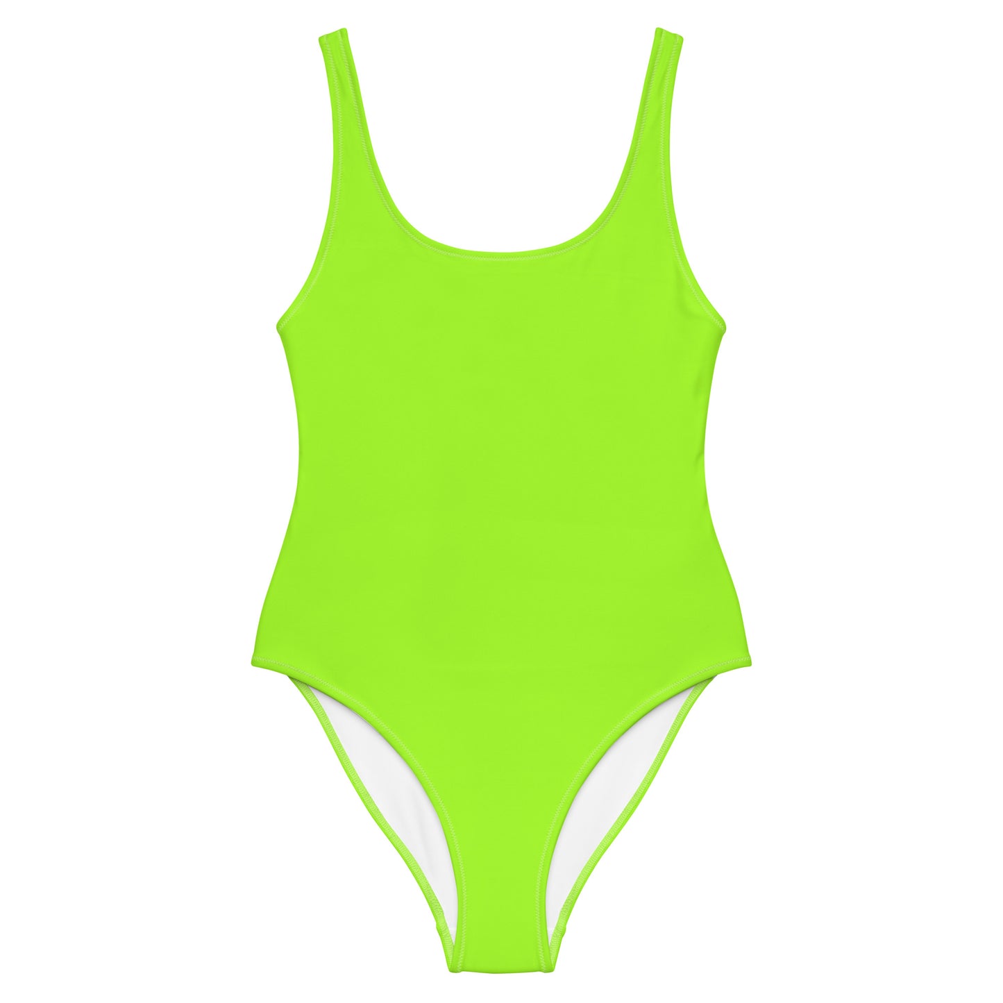 Neon Green One-Piece Swimsuit