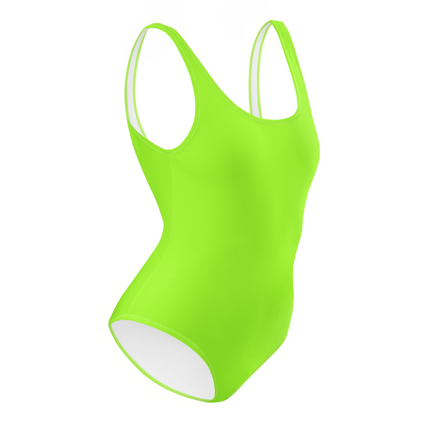 Neon Green One-Piece Swimsuit
