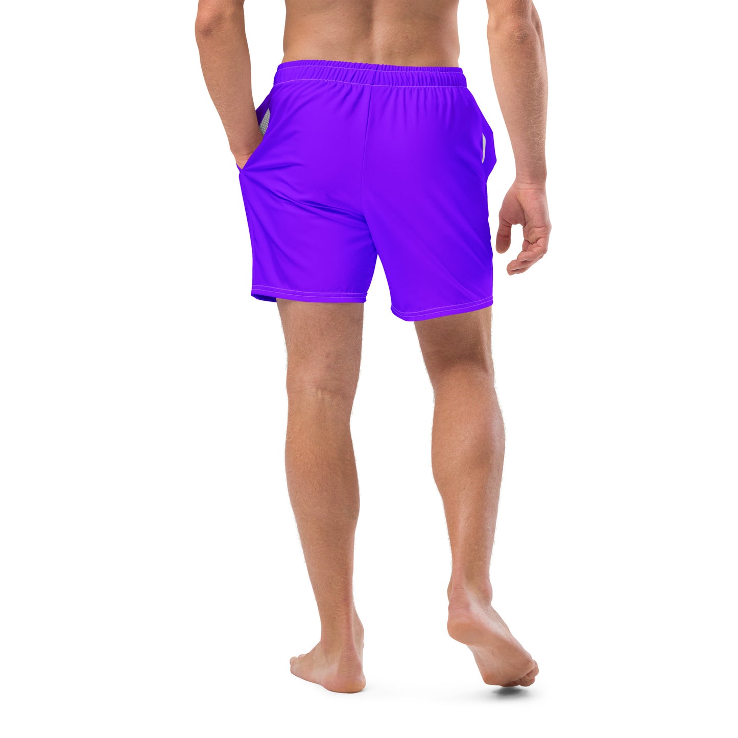 Neon Purple Eco Swim Trunks