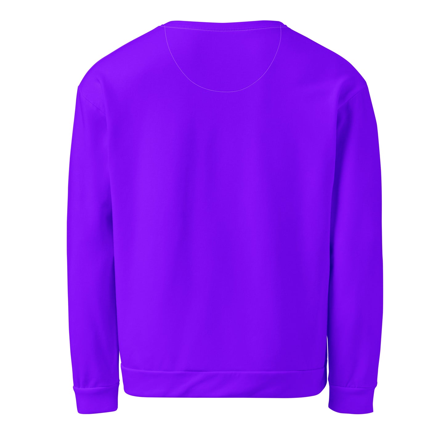 Neon Highlighter Purple Unisex Eco Sweatshirt