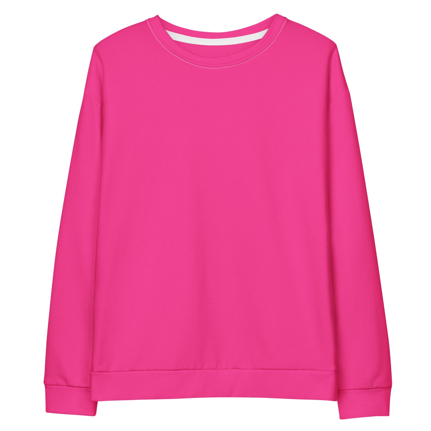 Neon Pink Unisex Eco Sweatshirt