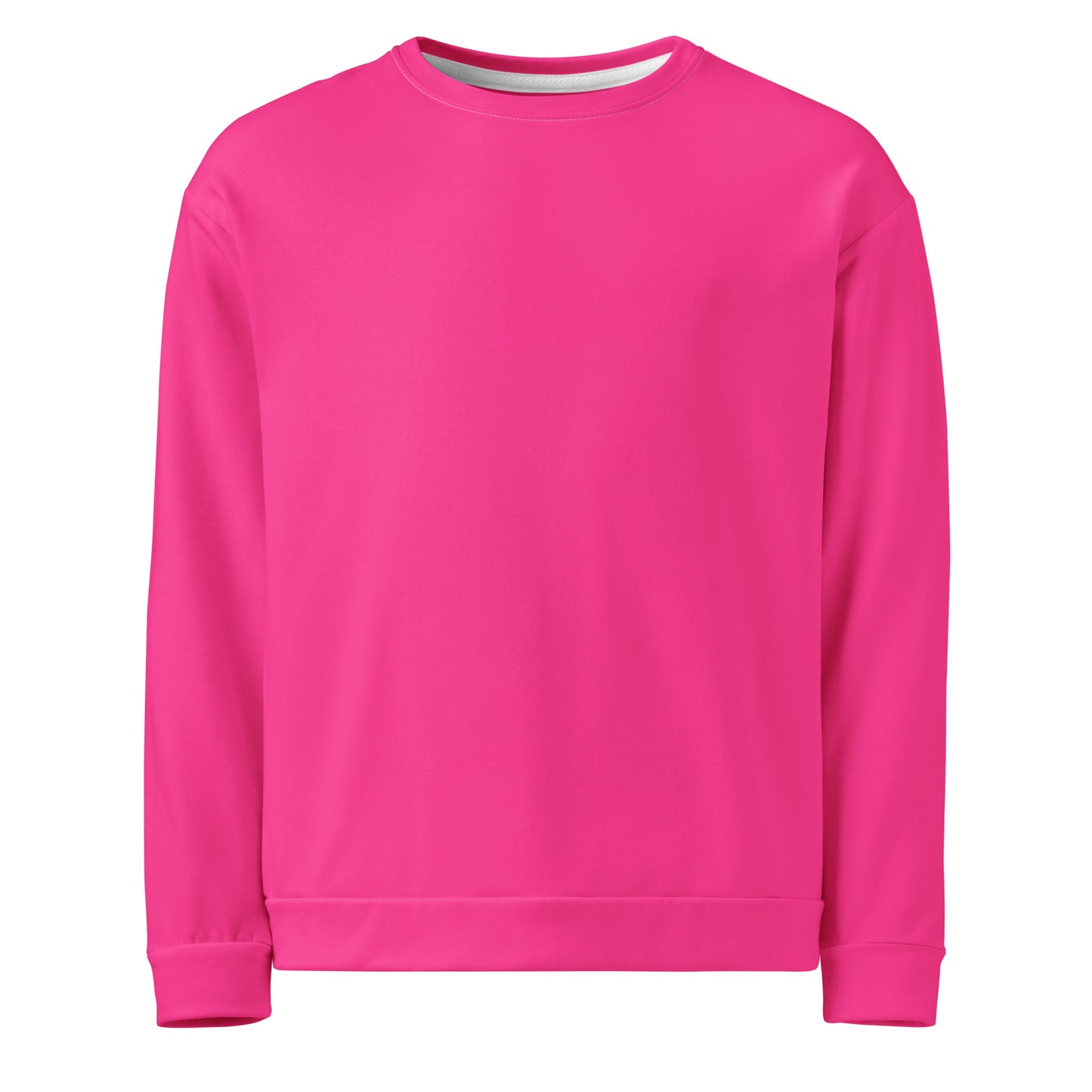 Neon Pink Unisex Eco Sweatshirt