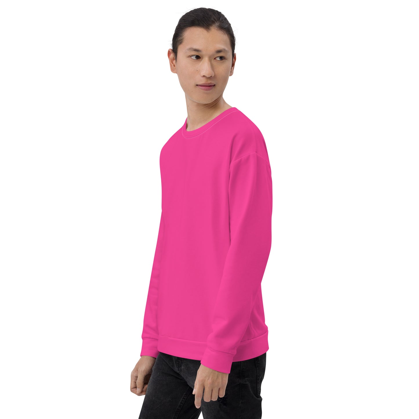 Neon Pink Unisex Eco Sweatshirt