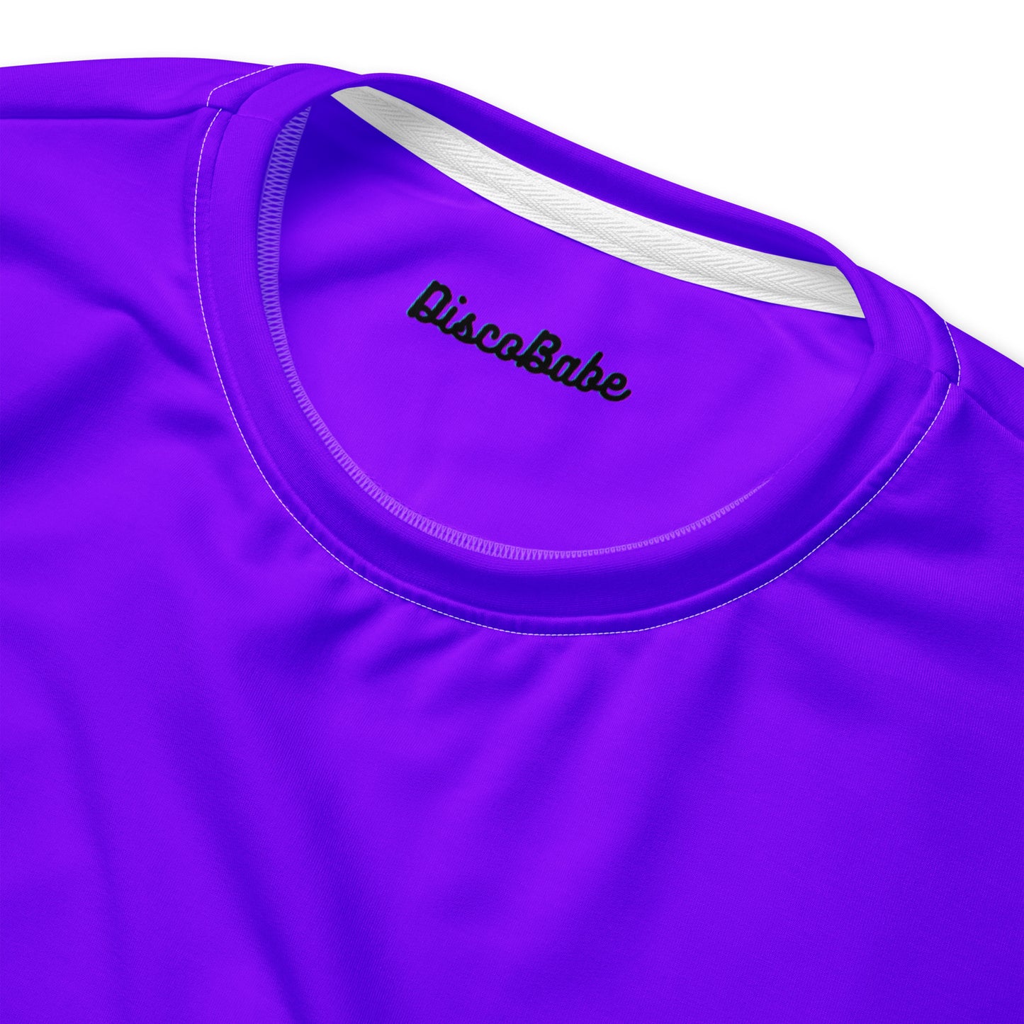 Neon Highlighter Purple Unisex Eco Sweatshirt