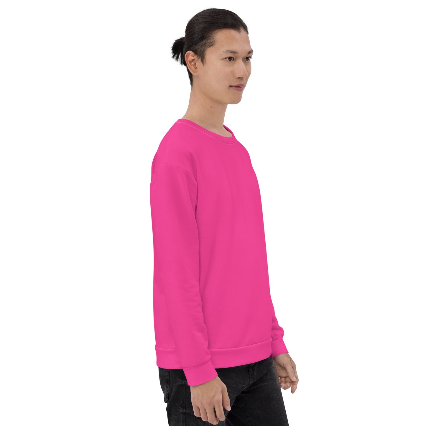 Neon Pink Unisex Eco Sweatshirt