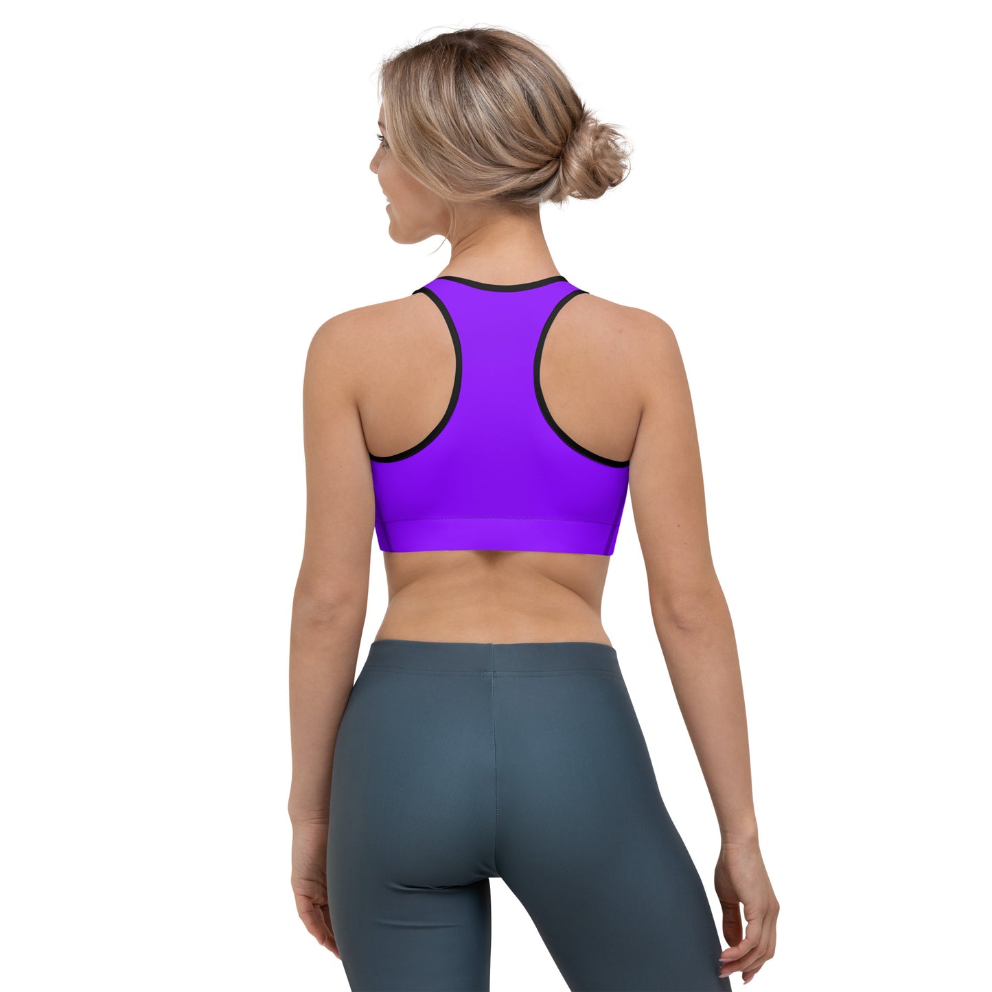 Neon Purple Sports bra