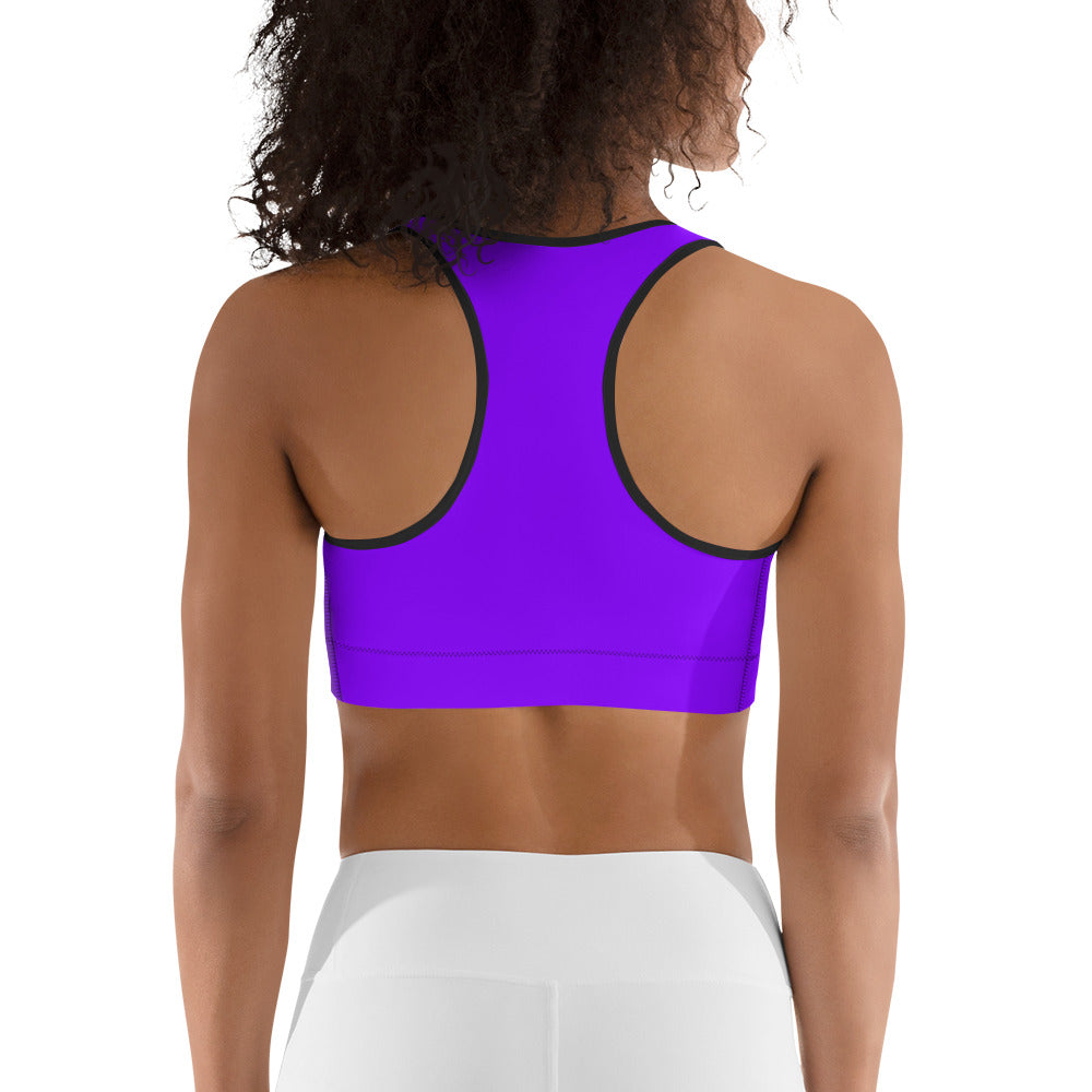 Neon Purple Sports bra