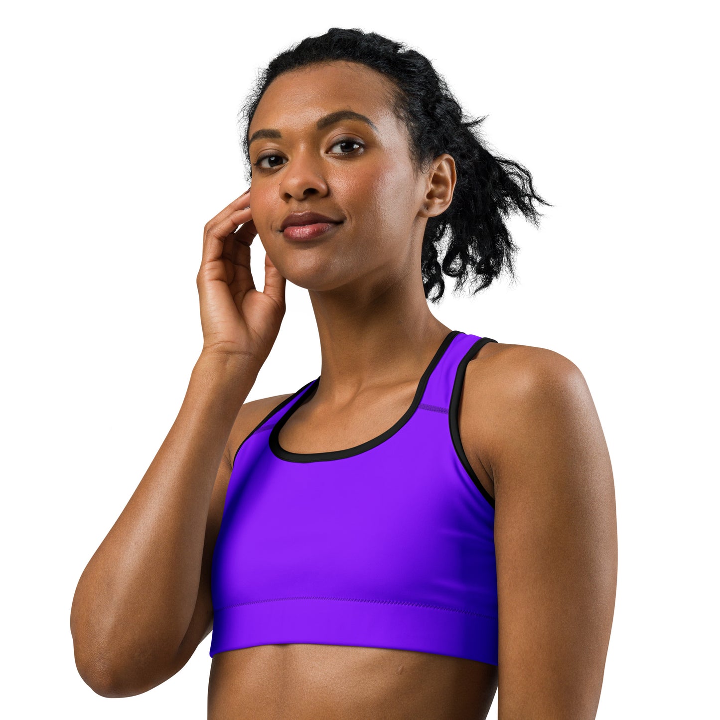 Neon Purple Sports bra