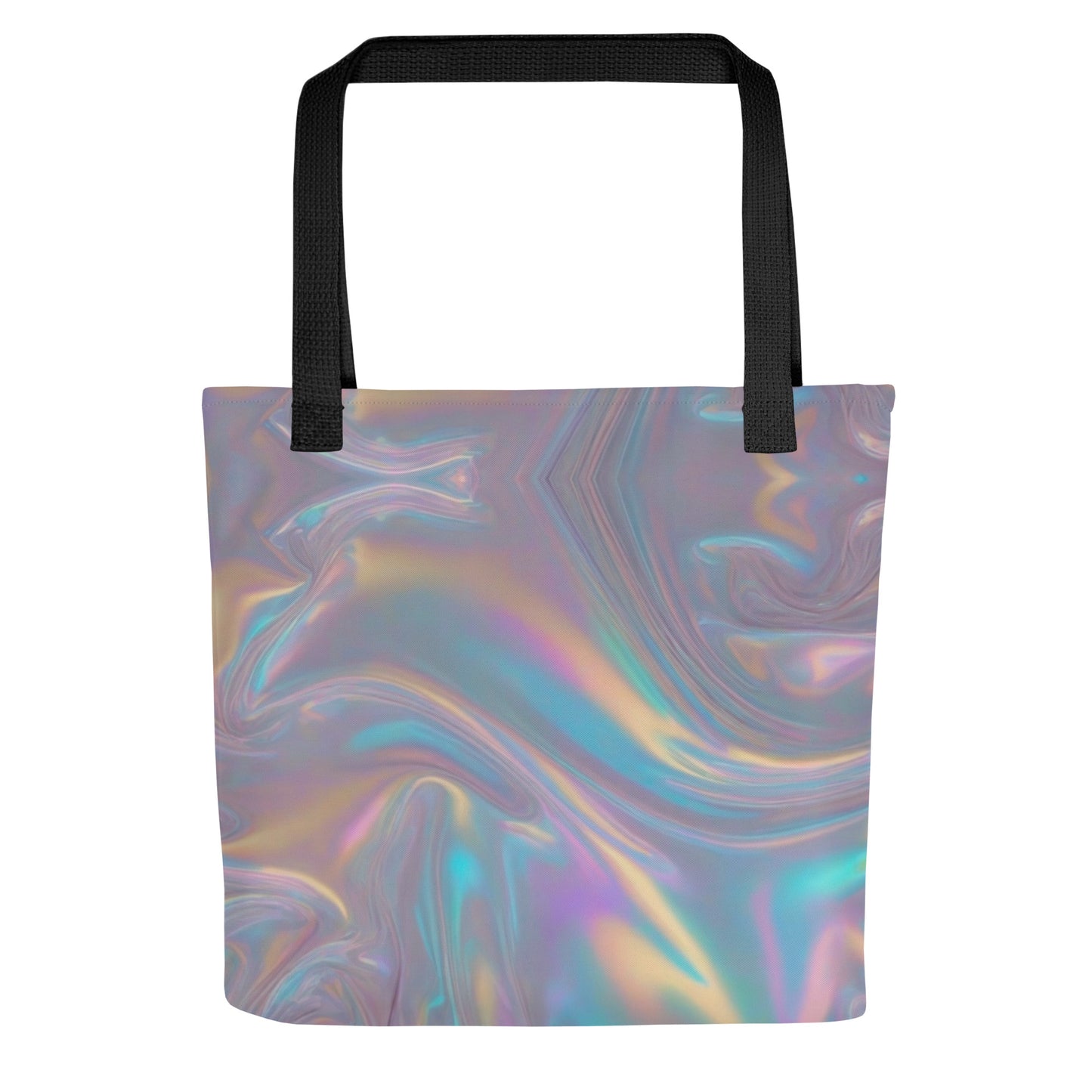 Purple Swirl All Over Print Tote Bag