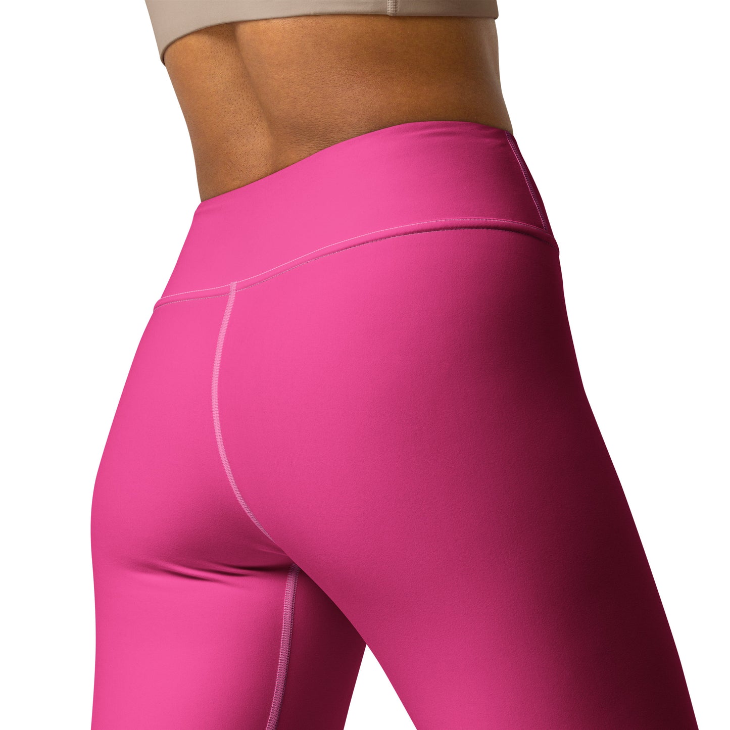 Neon Pink Yoga Leggings