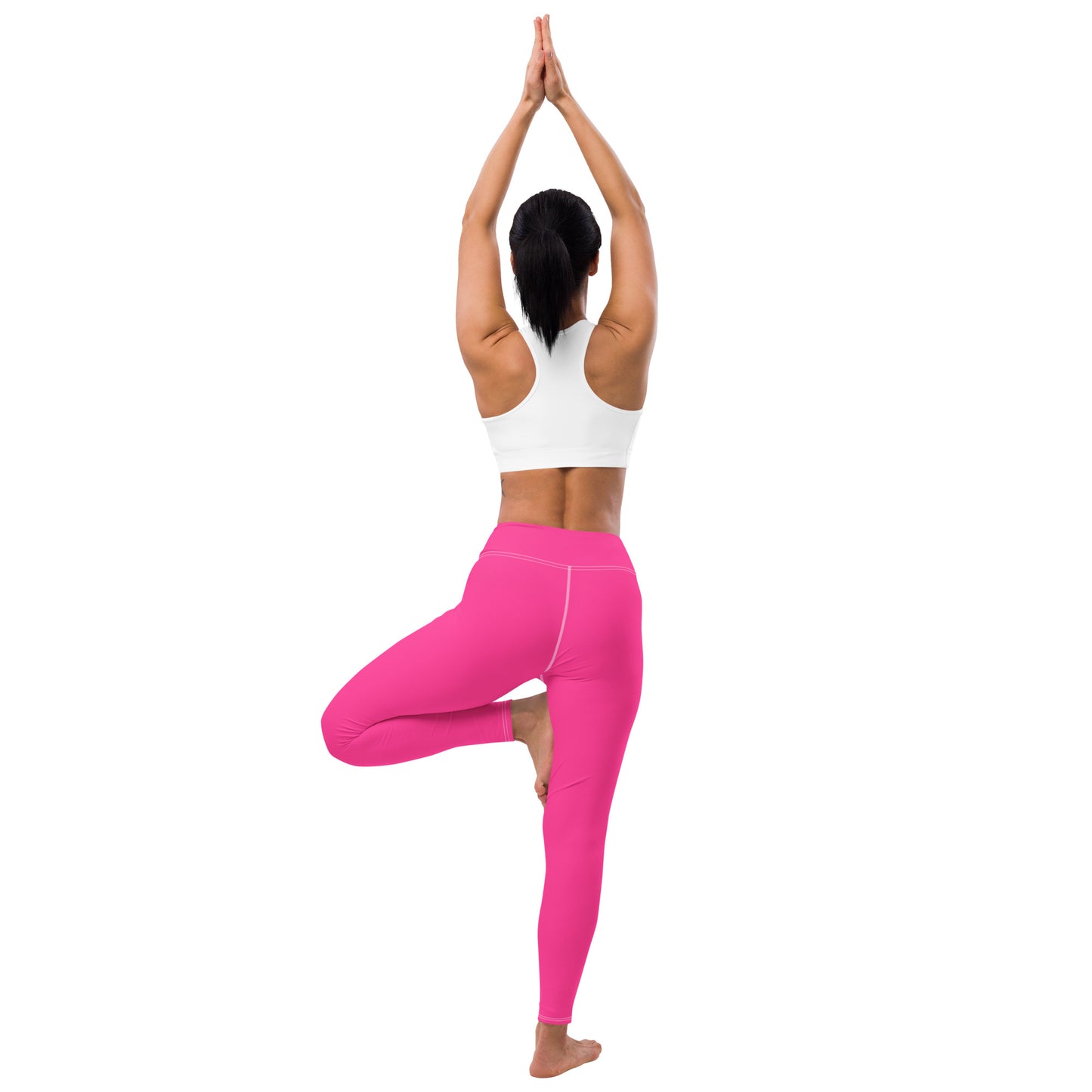 Neon Pink Yoga Leggings
