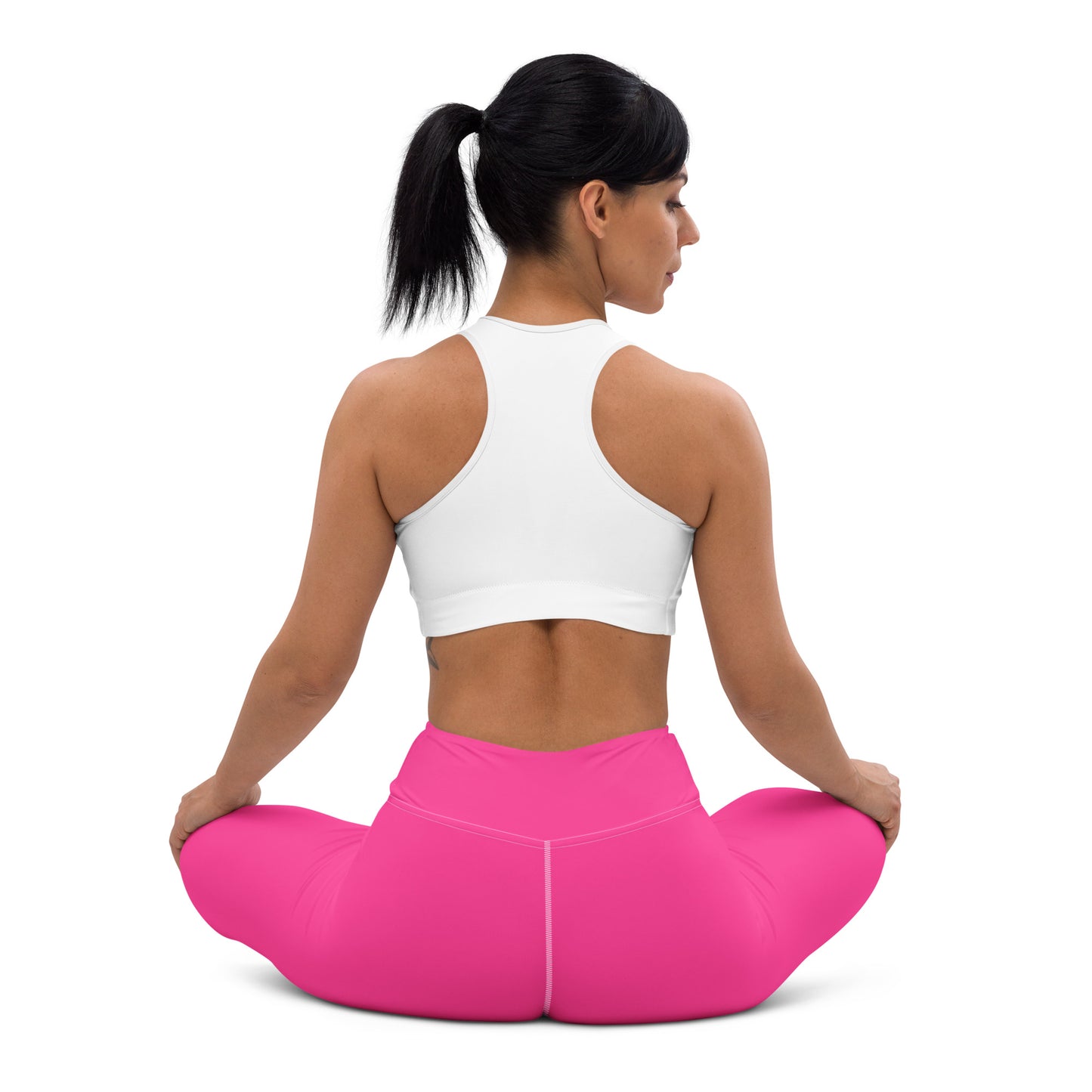 Neon Pink Yoga Leggings