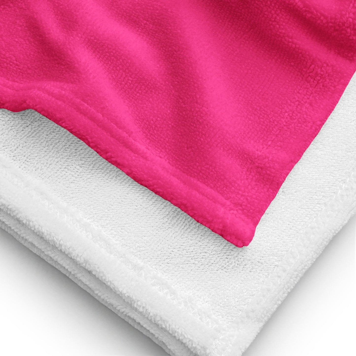 Neon Pink Cotton Towel