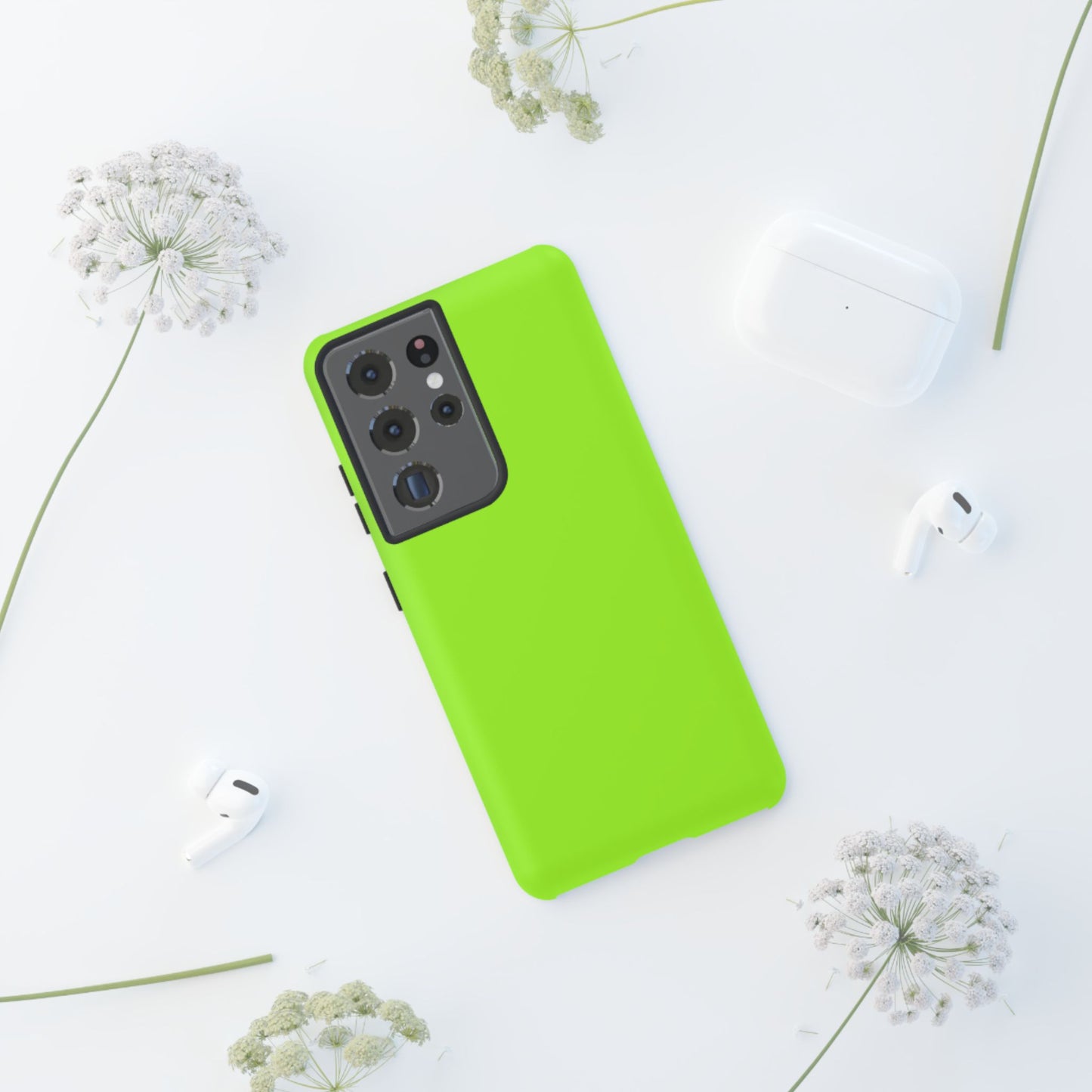 Neon Green Tough Cases iPhone Samsung Google Cell Phone Cases