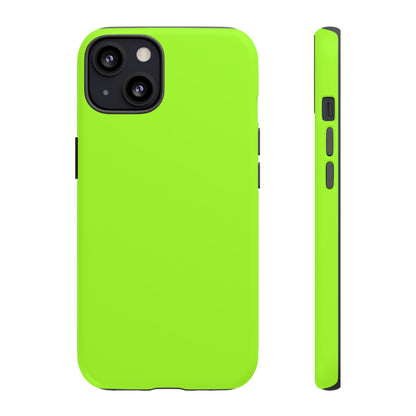 Neon Green Tough Cases iPhone Samsung Google Cell Phone Cases