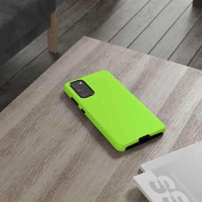 Neon Green Tough Cases iPhone Samsung Google Cell Phone Cases
