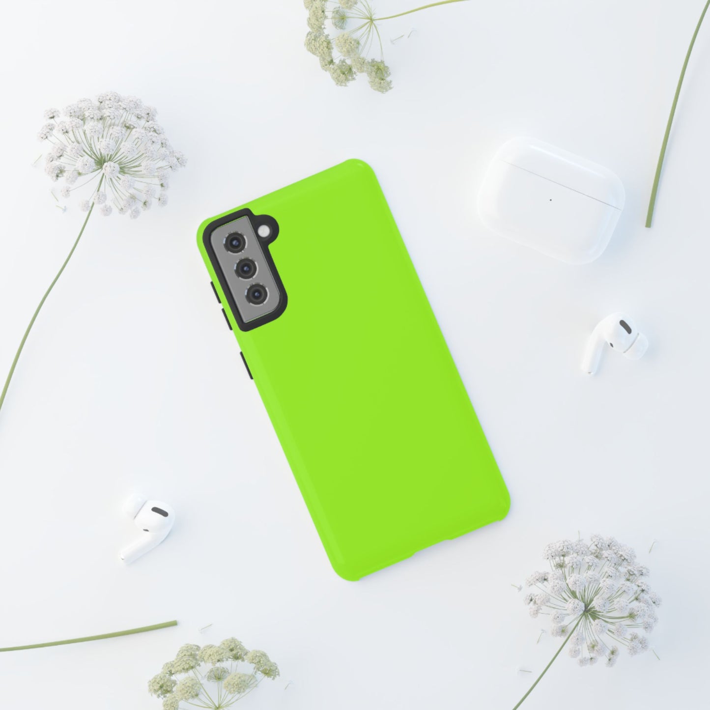 Neon Green Tough Cases iPhone Samsung Google Cell Phone Cases