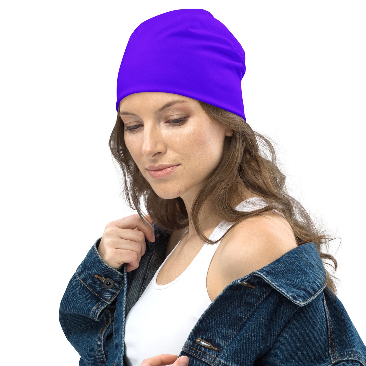 Neon Purple Beanie