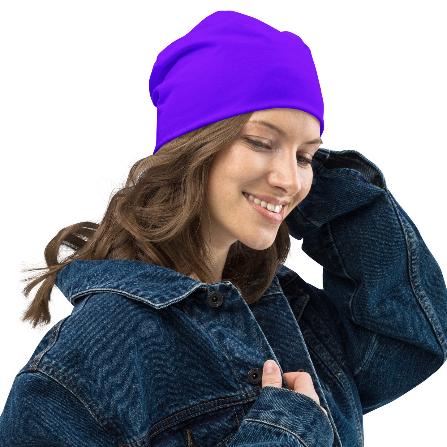 Neon Purple Beanie