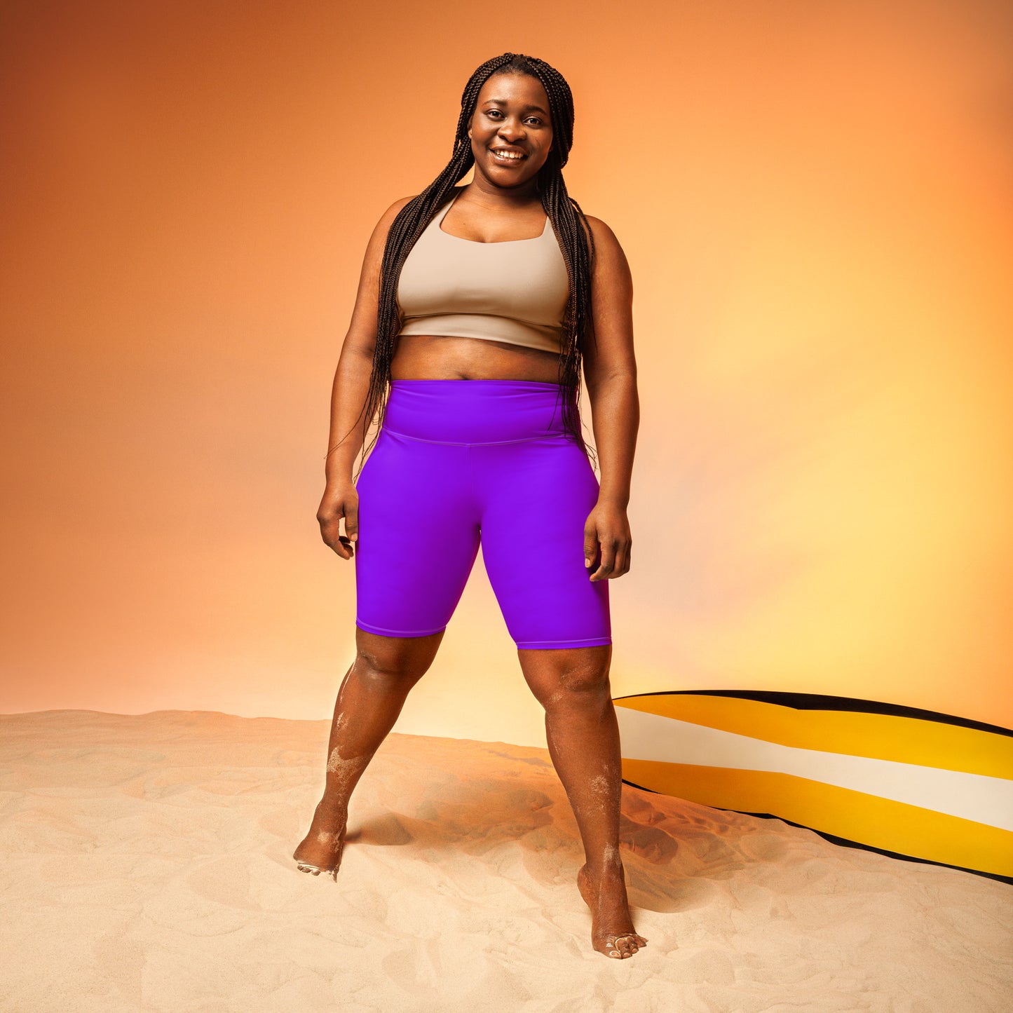 Neon Purple Unisex Shorts