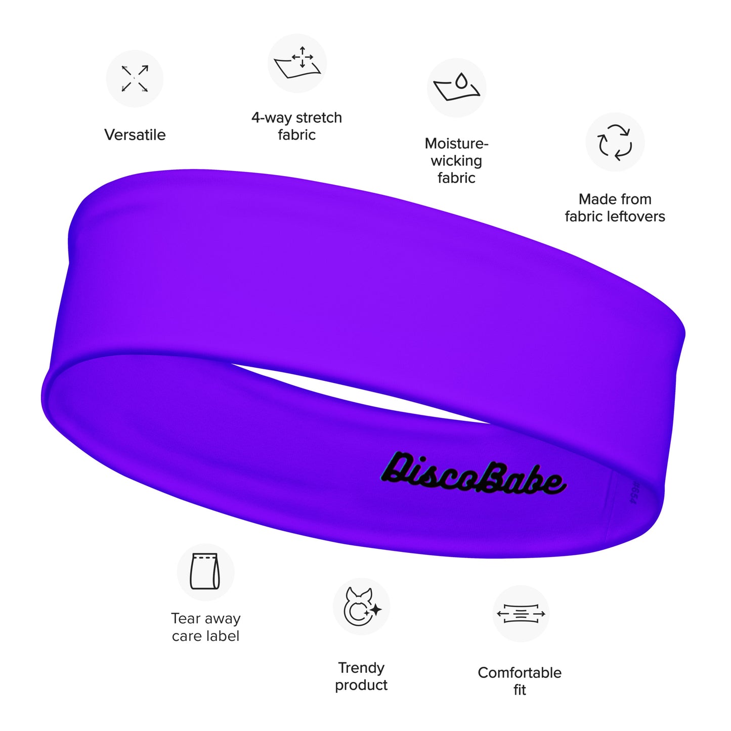 Neon Purple Headband