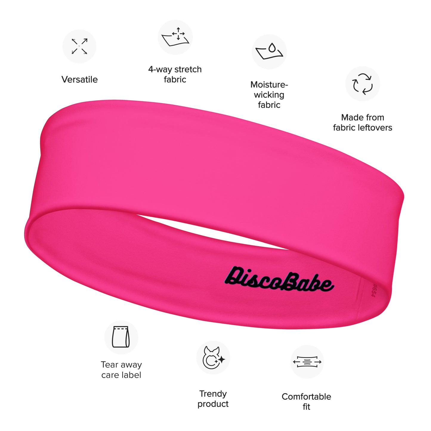 Neon Pink Headband