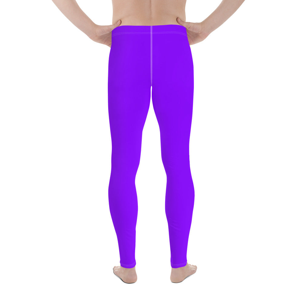 Neon Purple Men's Leggings