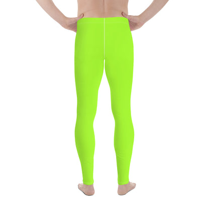 Neon Green Mens Leggings