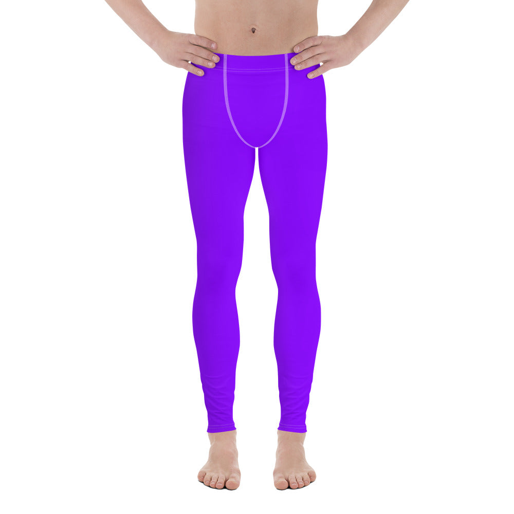 Neon Purple Men's Leggings