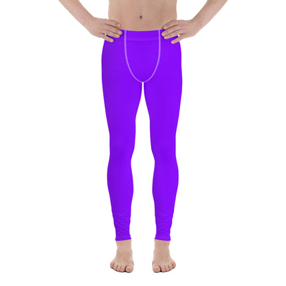 Neon Purple Men's Leggings