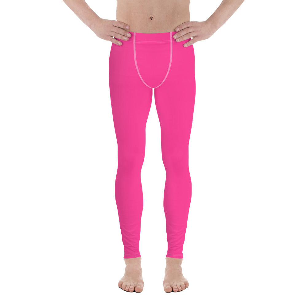 Neon Pink Men's Leggings