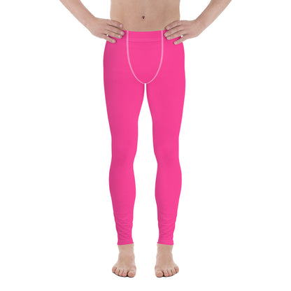 Neon Pink Men's Leggings