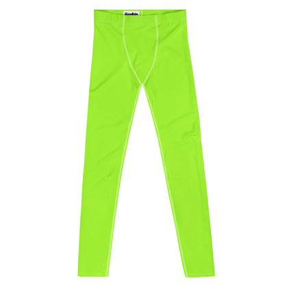 Neon Green Mens Leggings